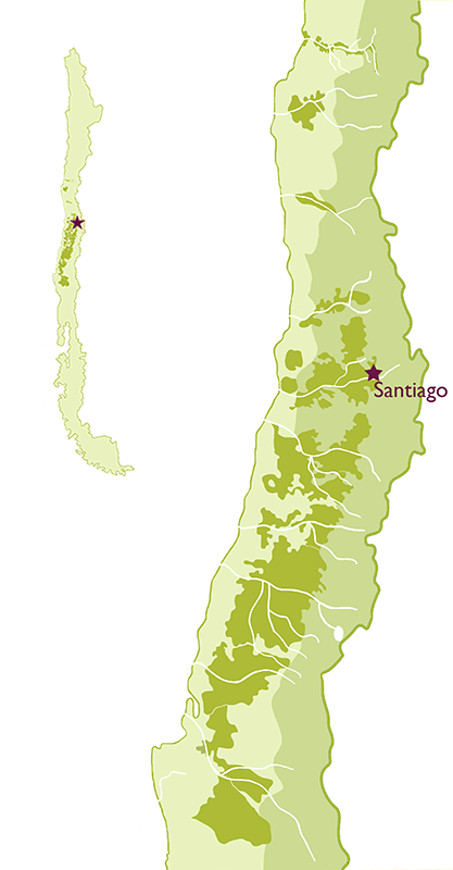 Map of Chile